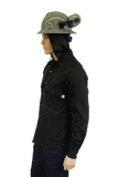 Flame Resistant Black Snap Shirt Jacket