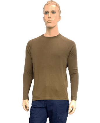 Flame Resistant Inherent Lightweight Raglan Shirt Grizzly Bear