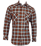 Flame Resistant Western Russet Plaid Snap Shirt