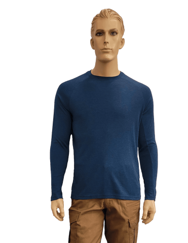 Flame Resistant Inherent Lightweight Raglan Shirt Destin Blue