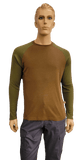 Flame Resistant Inherent Lightweight Baseball Shirt Grizzly/Moss