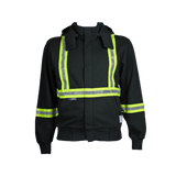 Flame Resistant Reflective Zippered Sweatshirt