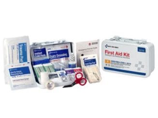 10 PERSON FIRST AID KIT METAL CASE