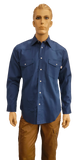 Flame Resistant Ripstop Snap Shirt Destin Blue