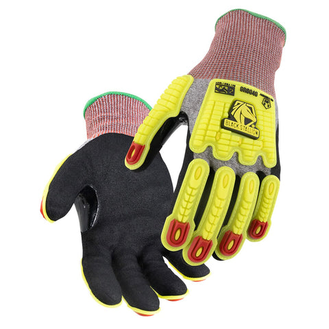 BLACK STALLION IMPACT NITRILE CUT 6