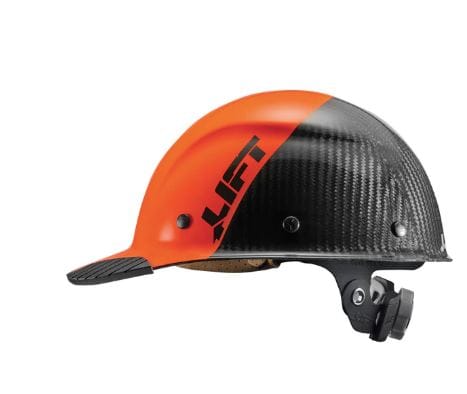 LIFT DAX CARBON FIBER CAP HARD HAT-ORANGE