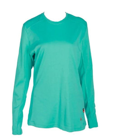 Forge FR Women's L/S Crew Neck Teal