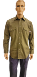 Flame Resistant Ripstop Snap Shirt Moss