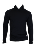 Flame Resistant Hooded Long Sleeve Shirt Navy
