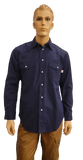 Flame Resistant Ripstop Snap Shirt Navy