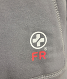 FR GRAVITY COTTON HOODIE ZIP CHARCOAL