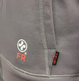 FR GRAVITY MODACRYLIC HOODIE ZIP CHARCOAL