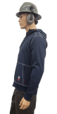 FR GRAVITY MODACRYLIC HOODIE ZIP NAVY