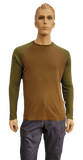 Flame Resistant Inherent Lightweight Baseball Shirt Grizzly/Moss