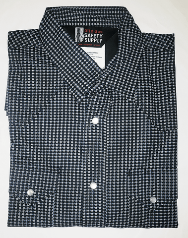 Men's FR Plaid Snap Shirt-3