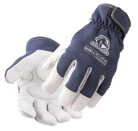 Black Stallion Goat Skin FR Cotton Gloves