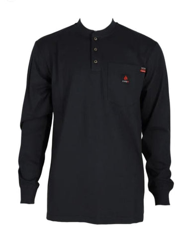 Forge FR Light Weight Henley Shirt Navy