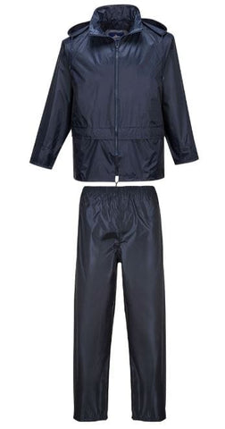 RAIN SUIT IN A BAG NAVY