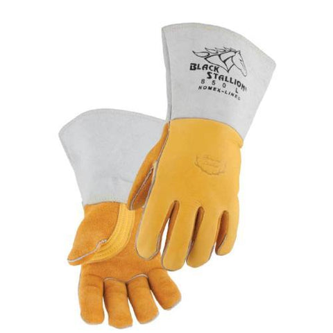 Black Stallion Elk Skin Stick Welding Gloves