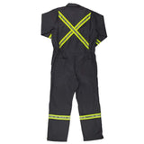 Flame Resistant FR Reflective Coveralls With Leg Zippers - Oil and Gas Safety Supply - 2