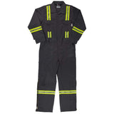 Flame Resistant FR Reflective Coveralls With Leg Zippers - Oil and Gas Safety Supply - 1