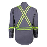 Flame Resistant  Reflective Button Shirt