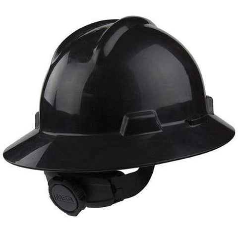 MSA V-Gard Protective Hard Hat - Yellow With Glaregard Underbrim Type 1 Class E 5pc